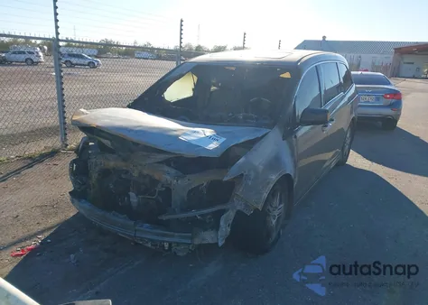 2012 Honda Odyssey Touring/Touring Elite from USA, damaged, VIN 5FNRL5H91CB145309